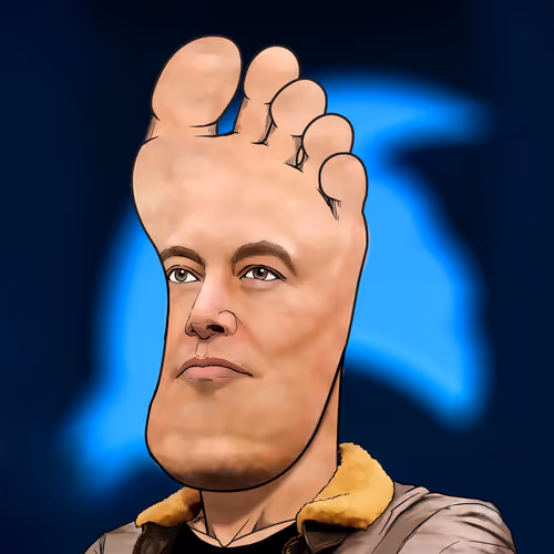 Mr. footface #131 : Toelon  Musk