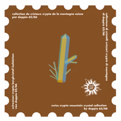 swiss crypto mountain crystal collection 65/66 "brown"