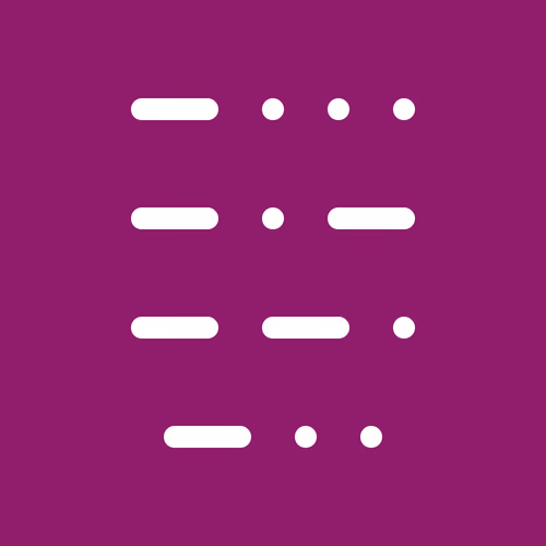 Morse Word #0681 - Bkgd