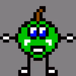 Cute Fruit Green Apple