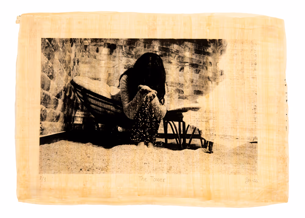 Justin Aversano - The Tower - Physical Tarot Scroll - 3/3