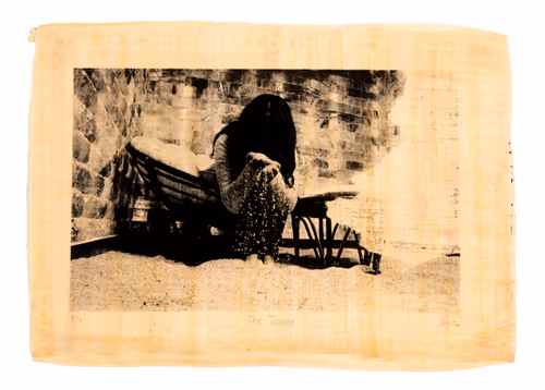 Justin Aversano - The Tower - Physical Tarot Scroll - 3/3