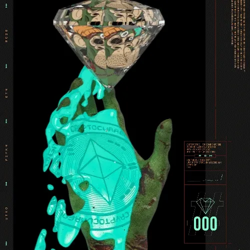 Rare Diamond Hands - Ape 1685