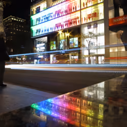 lights on michigan ave