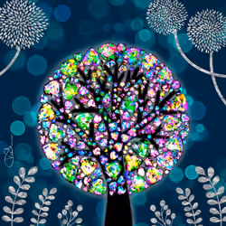 Irridescent Tree