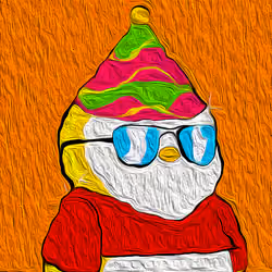 Painted Penguin #583