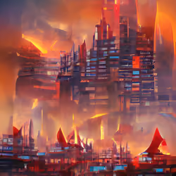 Burning City #004