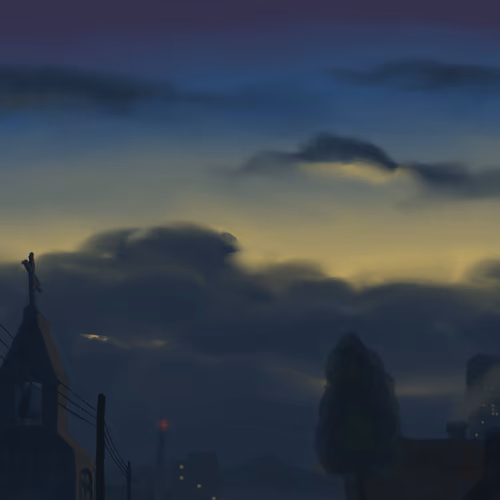 Dusk over Orona
