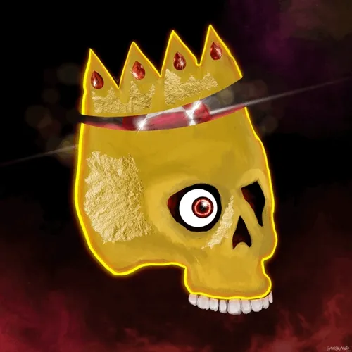 Gangland Skull #321 - "Ruby Beacon" - by Eddie Gangland