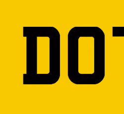 UK car registration plate 1 DOT