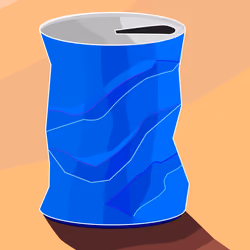 Blue Can