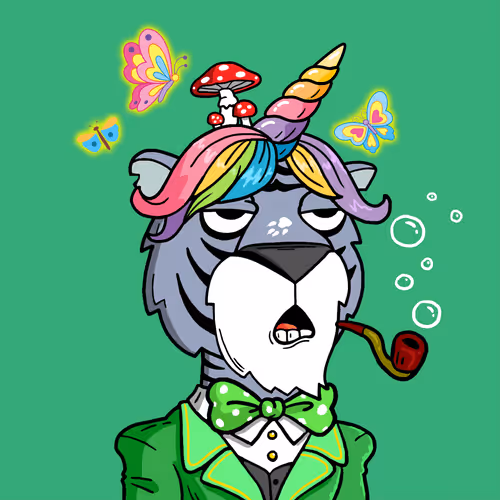 Grouchy Tiger Social Club #166