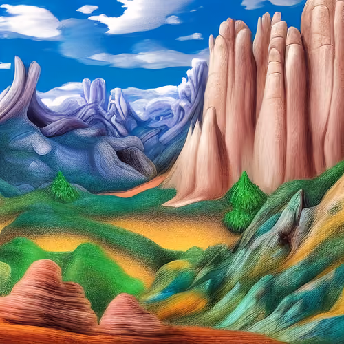 The delight of nature’s scenery