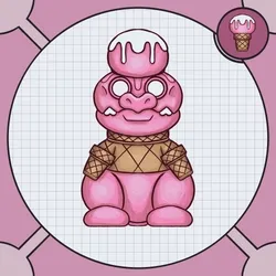 Ice Cream Digigon (A) #019
