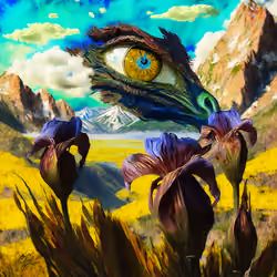 10 Eagle on the rock - VanGogh
