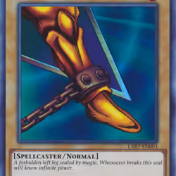 LEFT LEG OF THE FORBIDDEN ONE