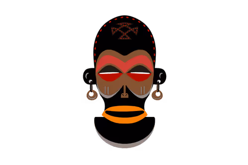 African ceremonial mask