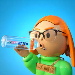 DEFI WATER "THIRSTY NERD"