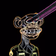 Neon Bored Ape