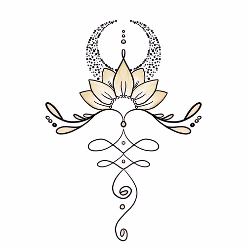 Unalome Lotus