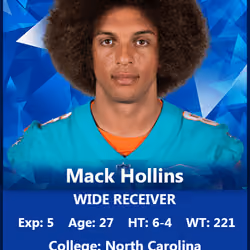 Mack Hollins – MIAMI DOLPHINS 3/3