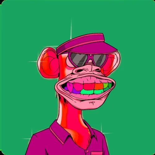 Trippy Golden Ape