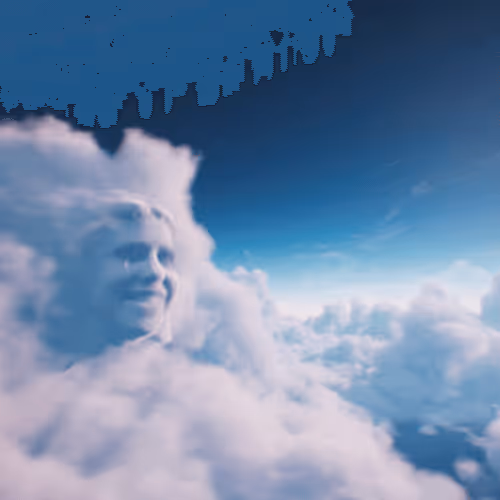 People as clouds
