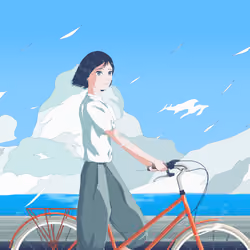 The red bike