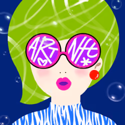 Woman With Cherry Earrings