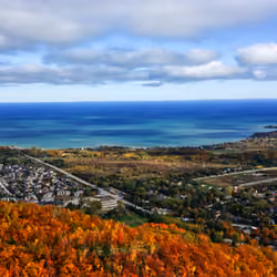 Drone shot - Blue Mountians Ontario