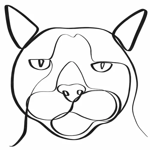 Tough Bengal one line art #12