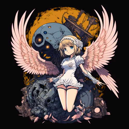 Tin Anime Girl