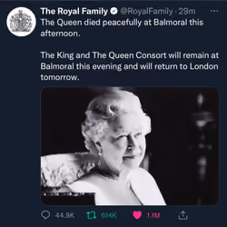 QUEEN ELIZABETH HONORARY TWEET NFT