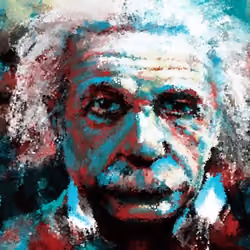 einsteinPointillism