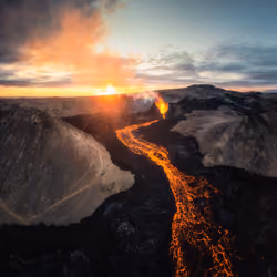 #133 - Sunset at Fagradalsfjall