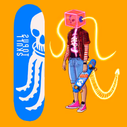 Skater & Board