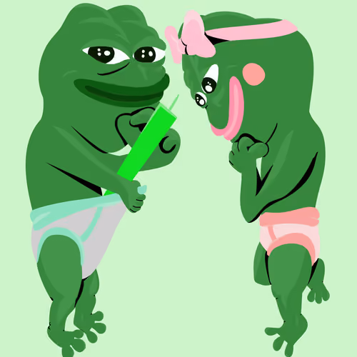 Baby Green Candle