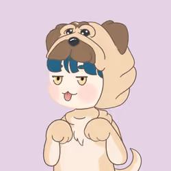#58 Pug mascot