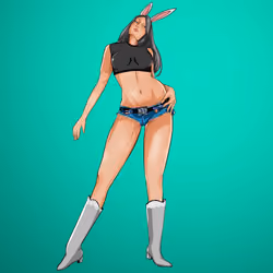 Buckle Bunny #1070