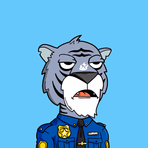Grouchy Tiger Social Club #594