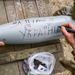 Ukrainian soldier