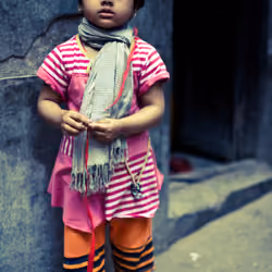Little girl in Dhurbar Square