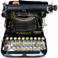 Antique typewriter collection #018