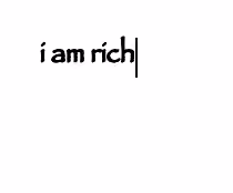 i am rich - papyrus