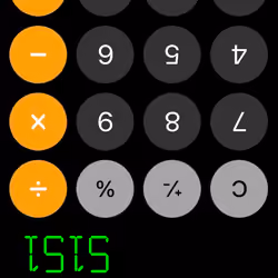Isis - Inverted Calculator 