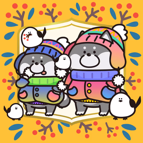 033 snow fairy & omame&okoge 