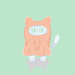 spooky kitten