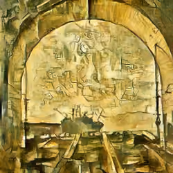 Warship in Bay #1