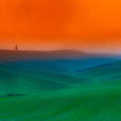 Tuscany on fire