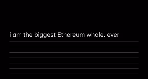 Ethereum Whale